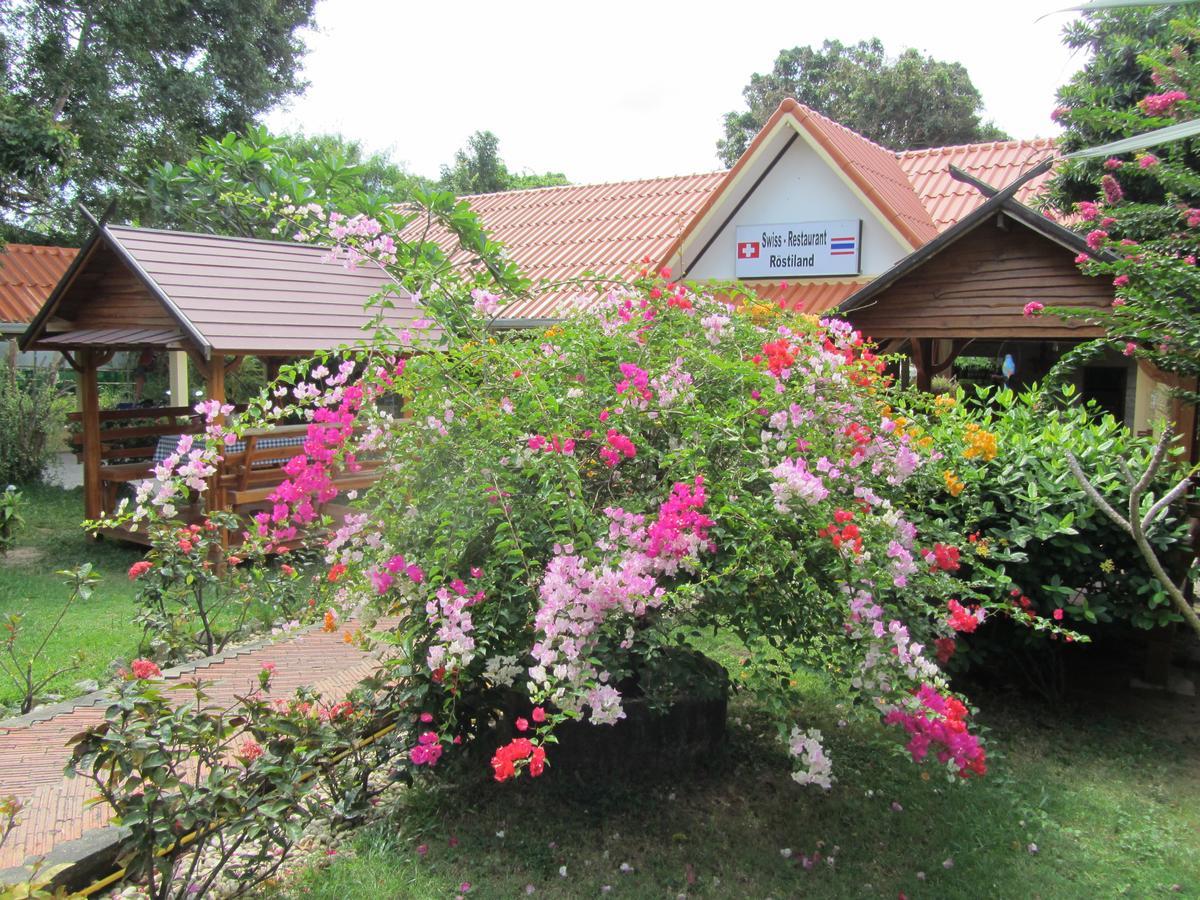 Flower Paradise Bungalows & Swiss Restaurant Roestiland Lamai Beach  Eksteriør billede